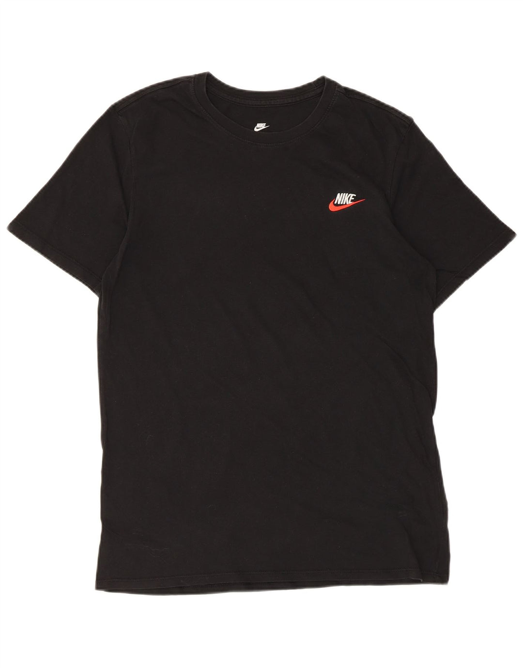 T-shirt Nike da uomo dal taglio atletico, cotone medio nero