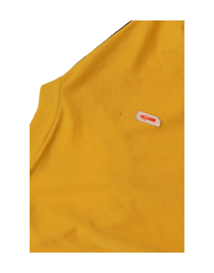 Maglietta Adidas da uomo Top Large in poliestere giallo