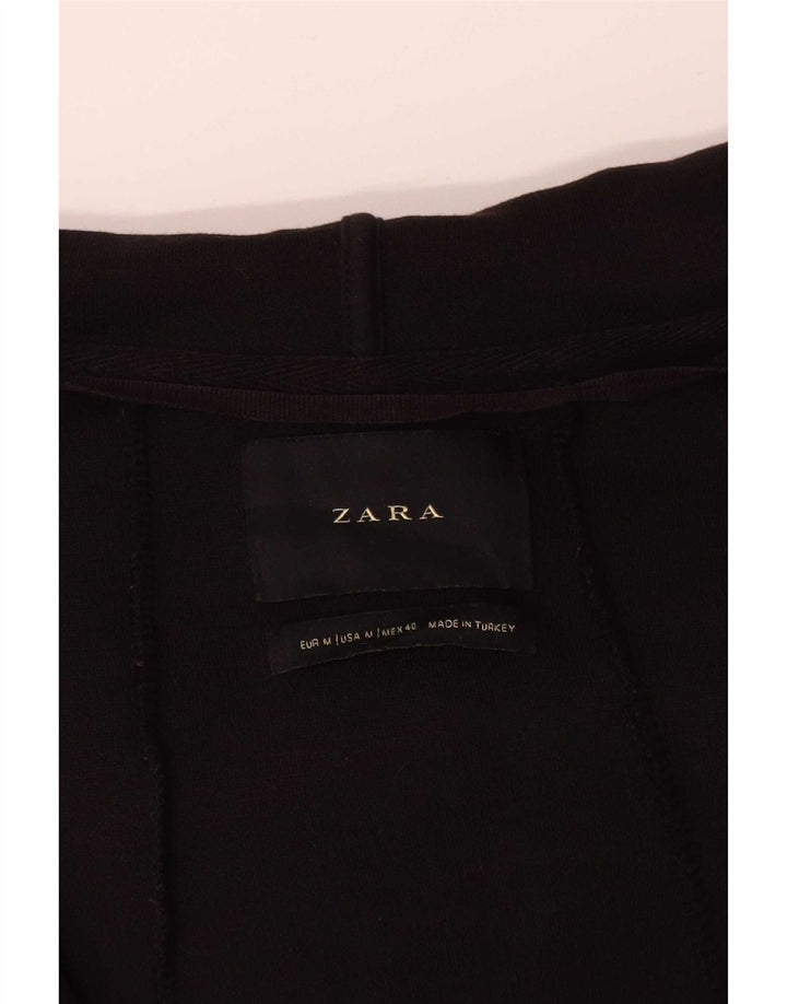 Maglione cardigan aperto con cappuccio lungo da uomo Zara nero medio