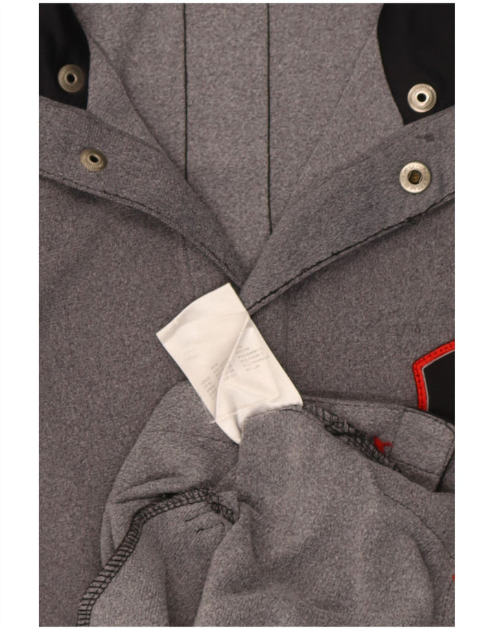 Giacca da tuta da uomo Lotto UK 42/44 XL Poliestere color block grigio