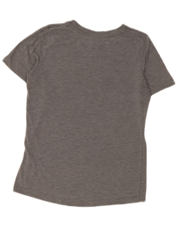 Nike Mens Graphic T-Shirt Top XS Grey Polyester