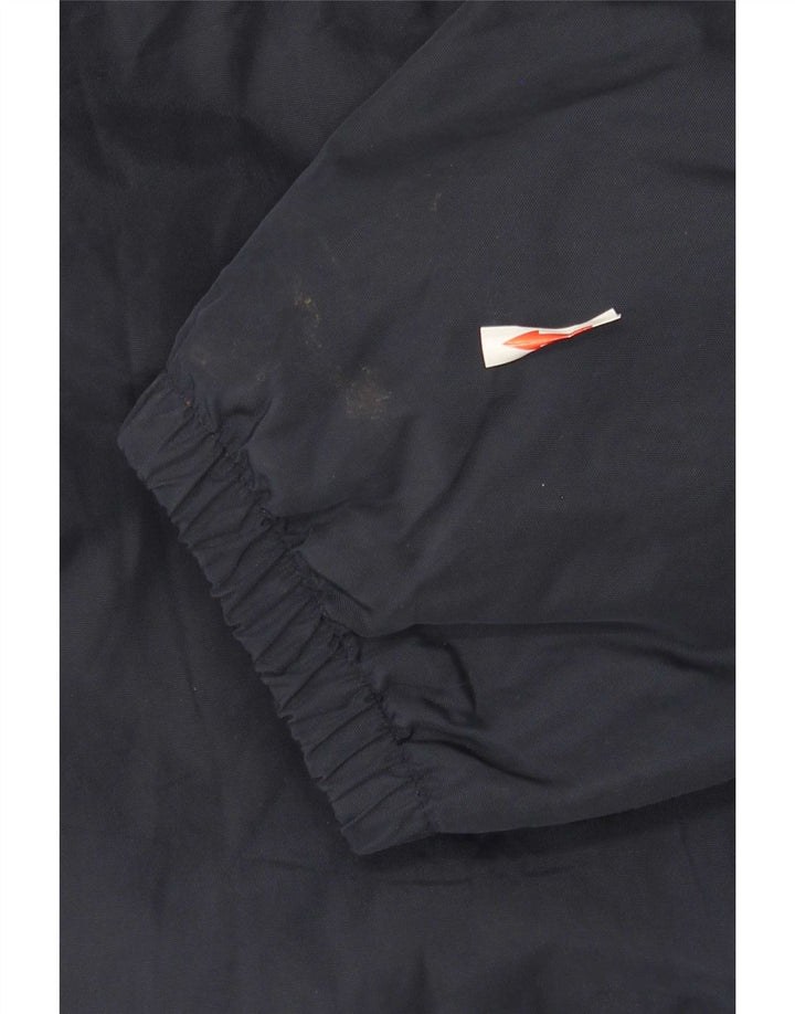 Giacca anorak da uomo con grafica geografica Napapijri UK 38 medio blu navy