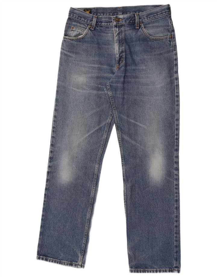 Jeans dritti da uomo Lee Brooklyn W34 L32 cotone blu