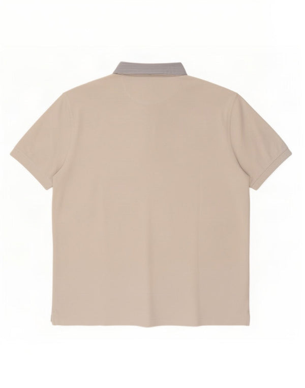 Polo da uomo Massimo Dutti 2XL cotone bianco
