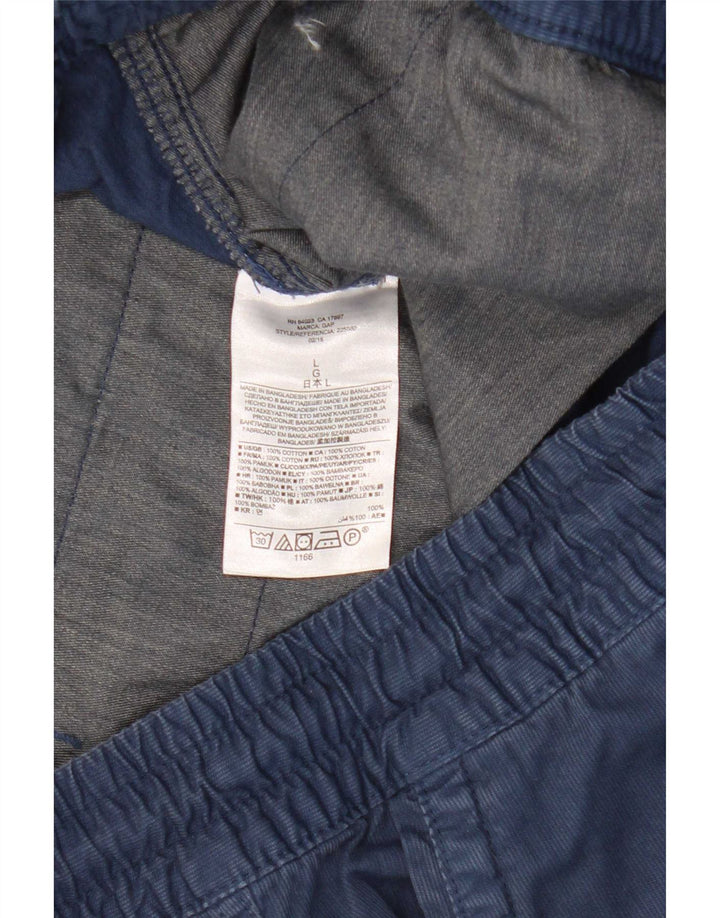 Pantaloncini chino da uomo Gap grandi W36 in cotone blu navy