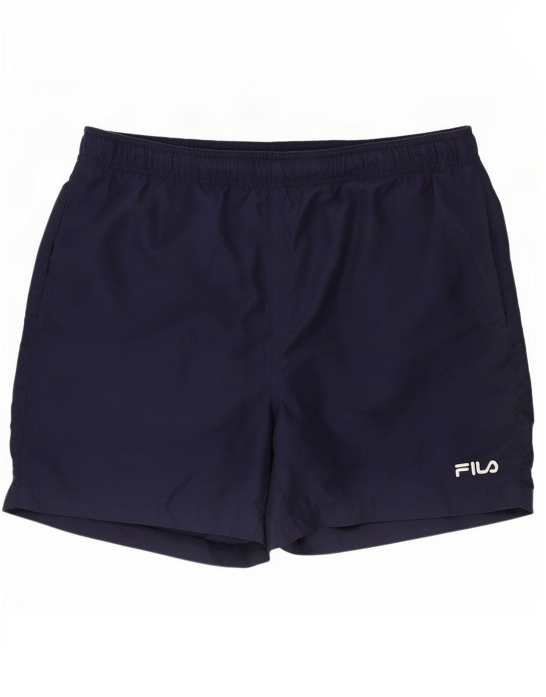 Pantaloncini sportivi da uomo Fila medi in poliestere blu navy