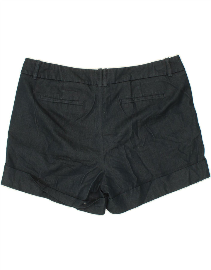 MOSSIMO Womens Stretch Casual Shorts Large W32 Navy Blue Cotton Vintage Mossimo and Second-Hand Mossimo from Messina Hembry 