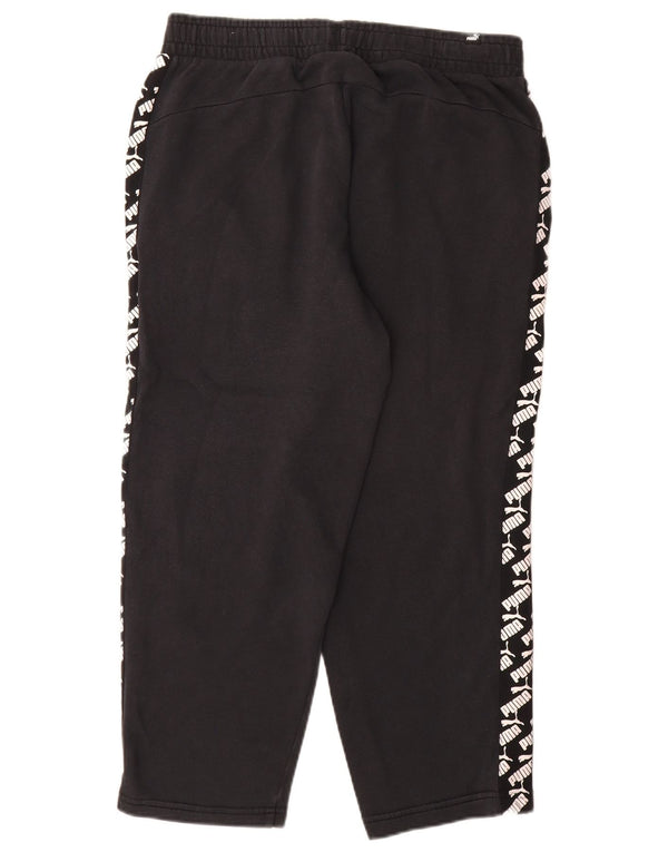 Puma Pantaloni da tuta da uomo con grafica corta Joggers Large Neri