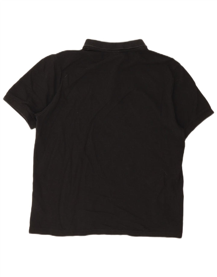 Polo da uomo Ellesse XL in cotone nero