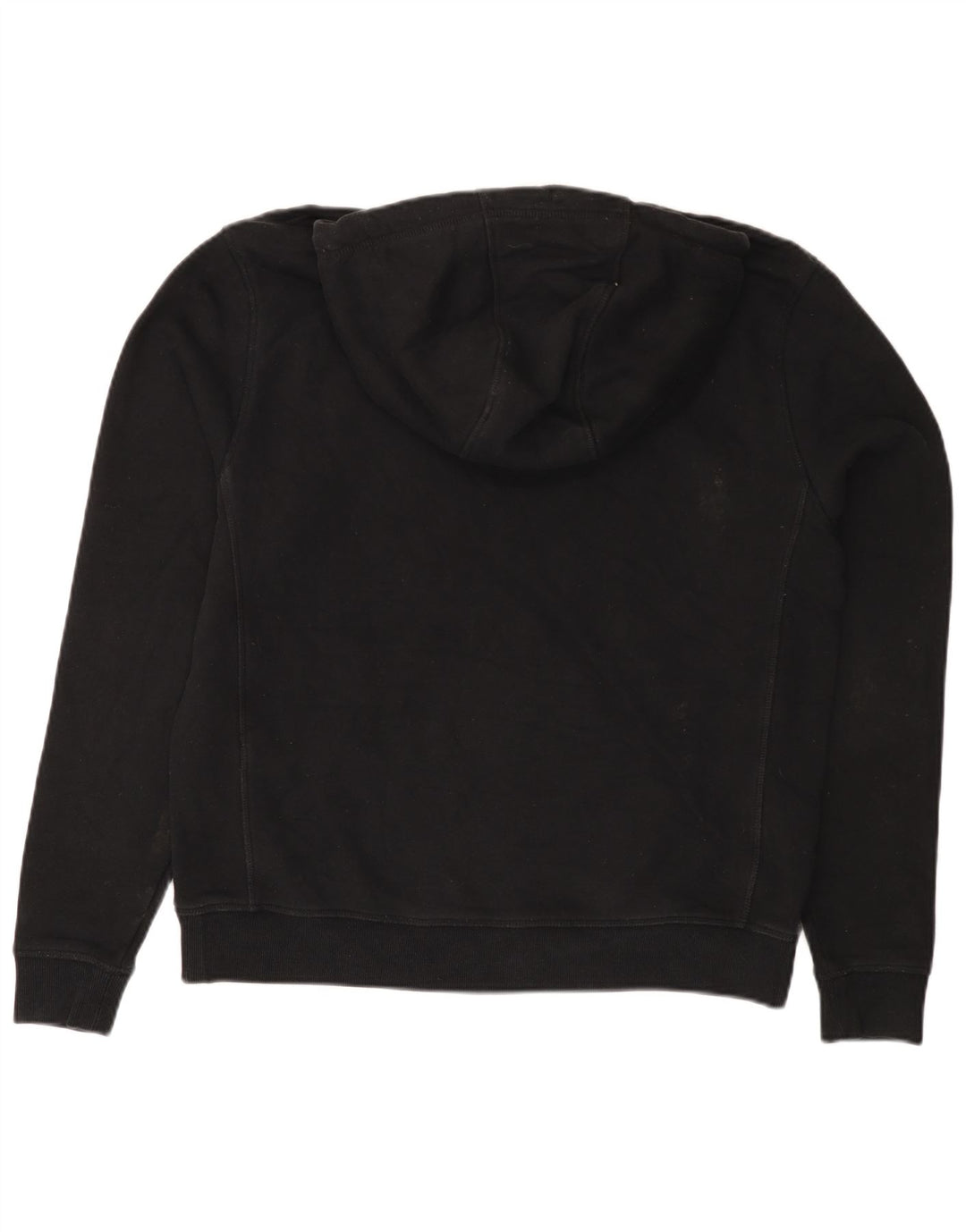 JACK WILLS Felpa con cappuccio grafica da uomo in cotone nero medio