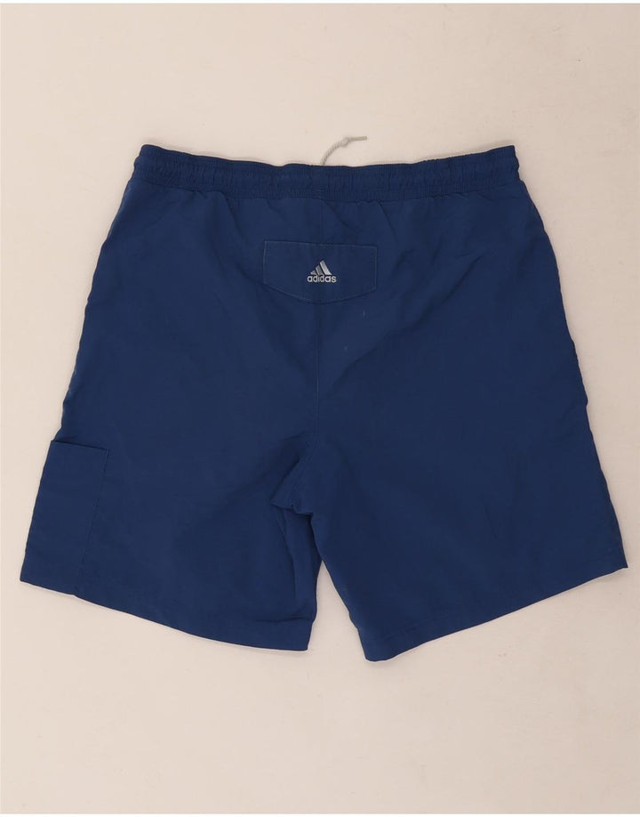 Pantaloncini sportivi da uomo Adidas Small blu in poliammide