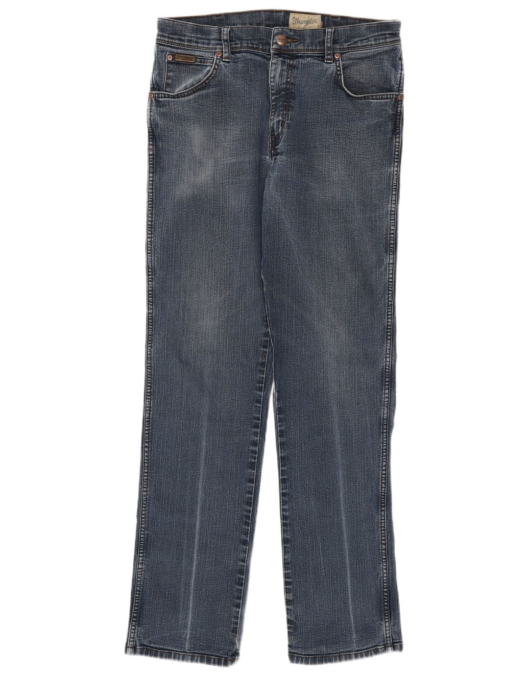 Jeans dritti da uomo Texas WRANGLER W33 L34 blu