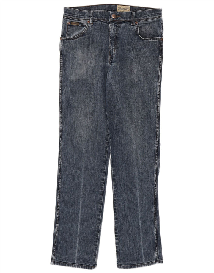 Jeans dritti da uomo Texas WRANGLER W33 L34 blu