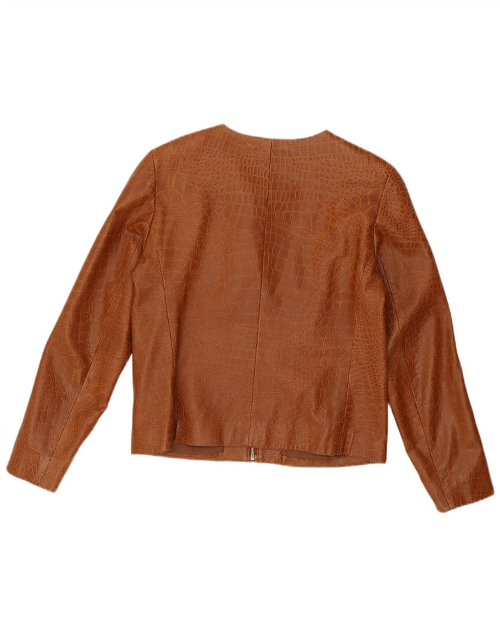 Giacca da donna Giorgio Mobiani UK 12 Marrone medio Stampa animalier