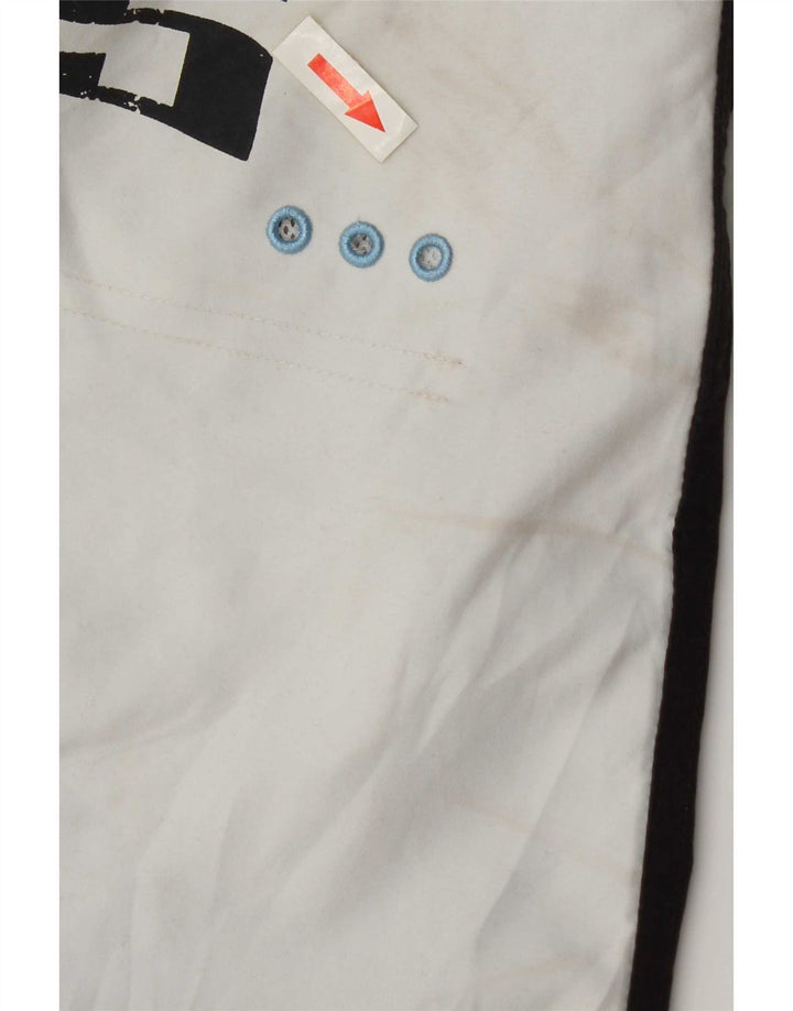 Pantaloncini da bagno grafici da uomo Adidas, poliestere color block medio nero