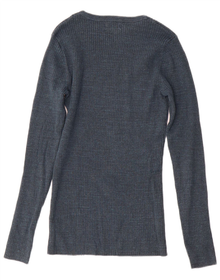 Maglione maglione con scollo a barca da donna Fat Face UK 8 piccolo blu