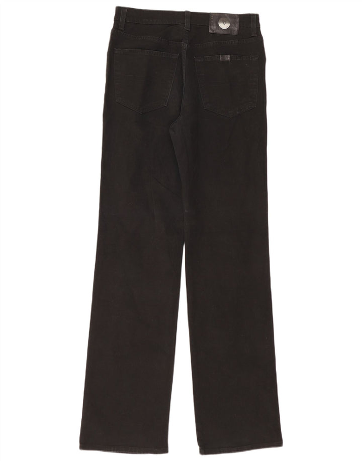Jeans Dritti Donna Trussardi W30 L34 Cotone Nero