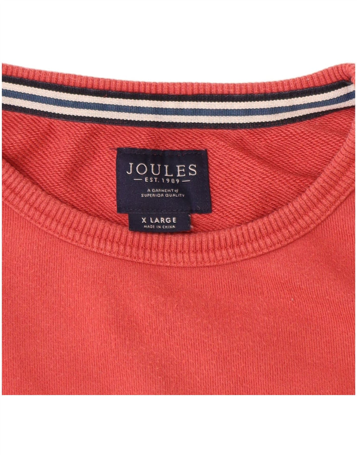 JOULES Felpa da uomo Maglione XL Rosso Cotone