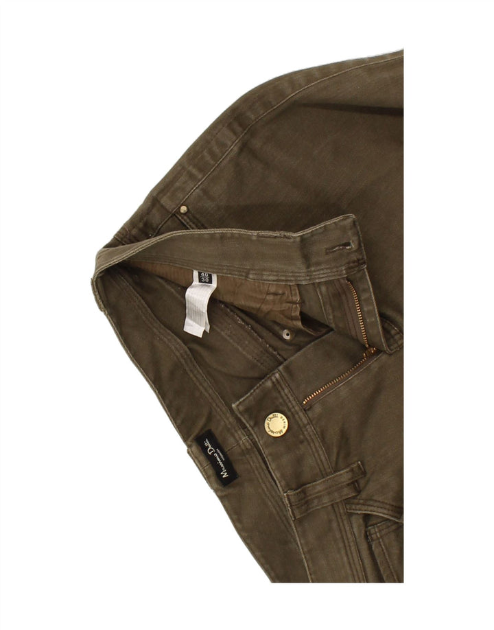 MASSIMO DUTTI Womens Straight Jeans EU 40 Medium W30 L30 Khaki Cotton Vintage Massimo Dutti and Second-Hand Massimo Dutti from Messina Hembry 