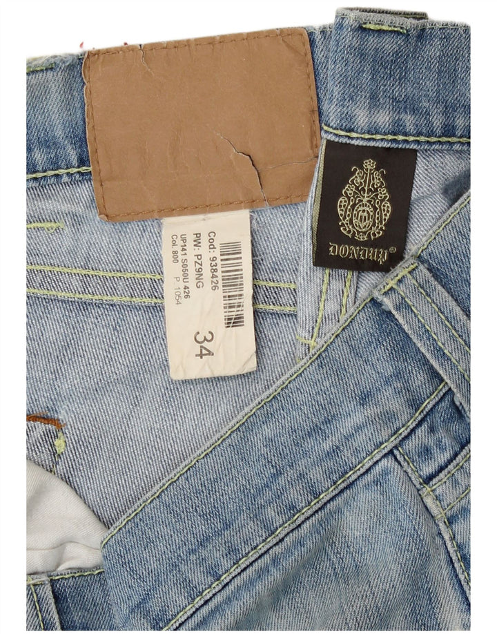 Dondup Jeans slim effetto consumato da uomo W34 L32 Blu