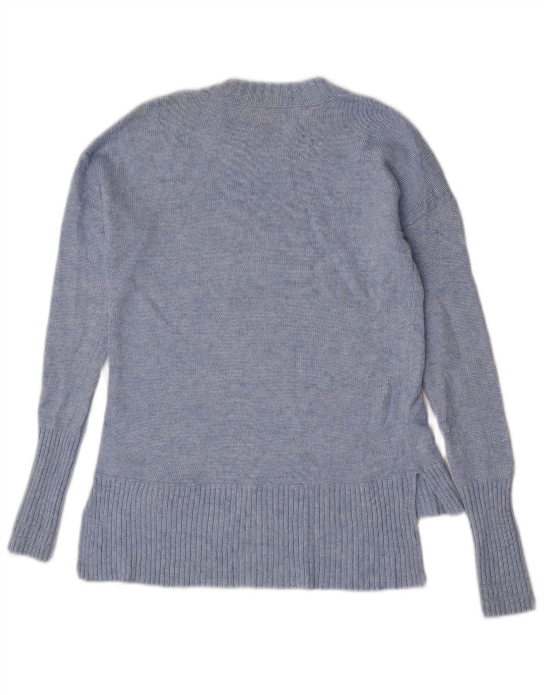 J. Crew Maglione maglione girocollo da donna UK 2 2XS Lana blu