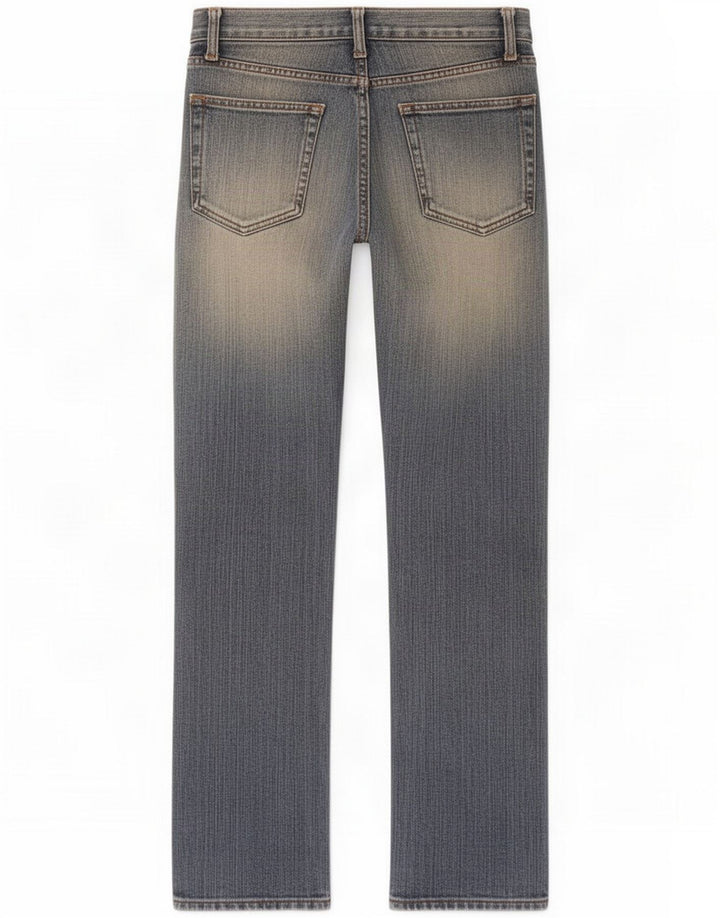 Per favore Jeans dritti da donna Medio W30 L31 Blu Cotone
