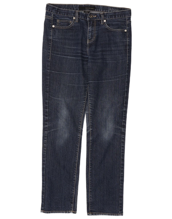 Jeans skinny da donna Calvin Klein US 10 Large W32 L30 cotone blu navy
