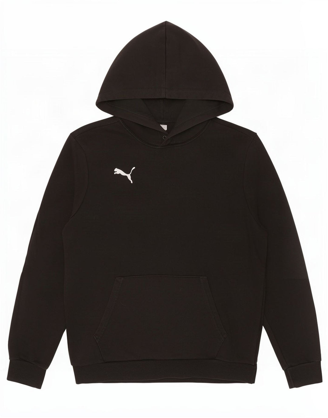 Felpa con cappuccio da uomo Puma Large in cotone nero