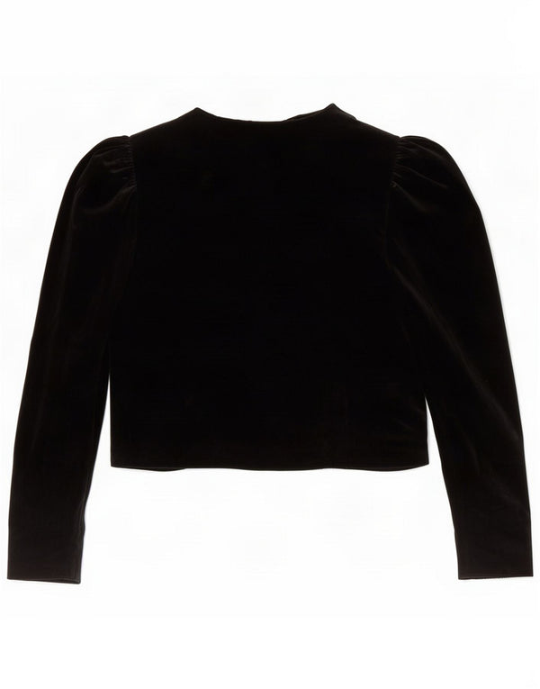 Dorette Giacca bolero in velluto da donna EU 36 Small Black Cotton