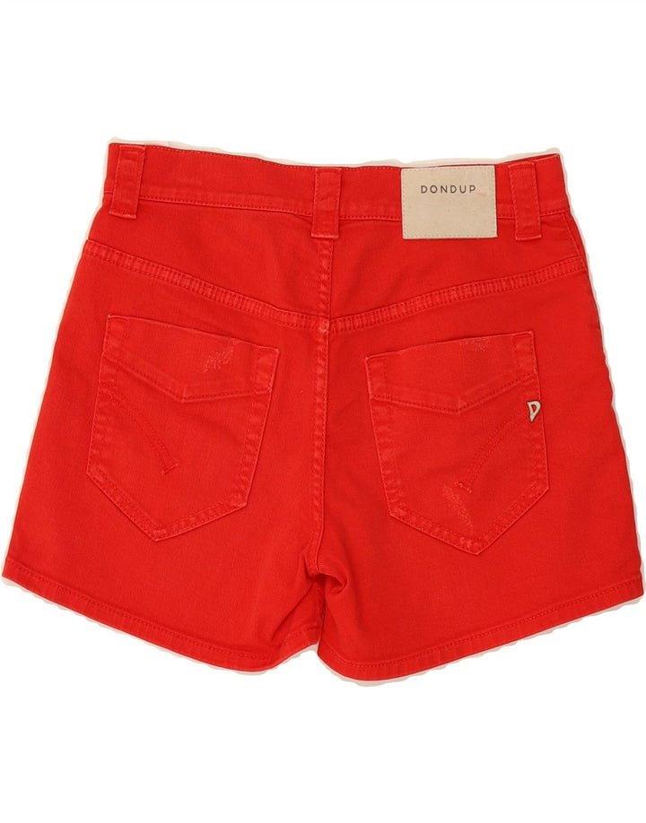 DONDUP Womens Denim Shorts W26 Small Red Vintage Dondup and Second-Hand Dondup from Messina Hembry 