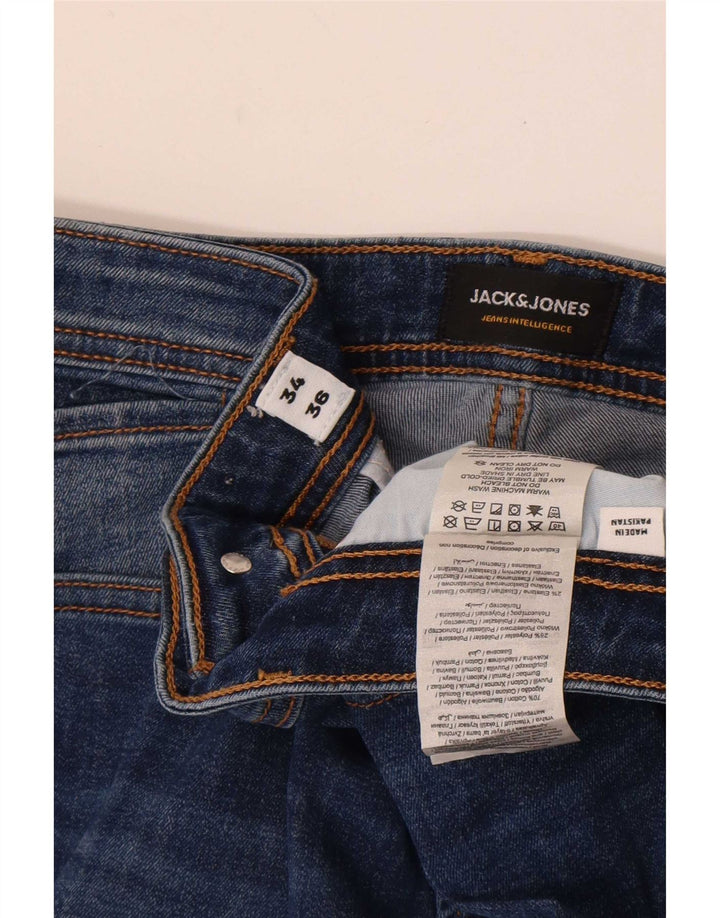 Jeans slim da uomo Jack & Jones W34 L36 cotone blu