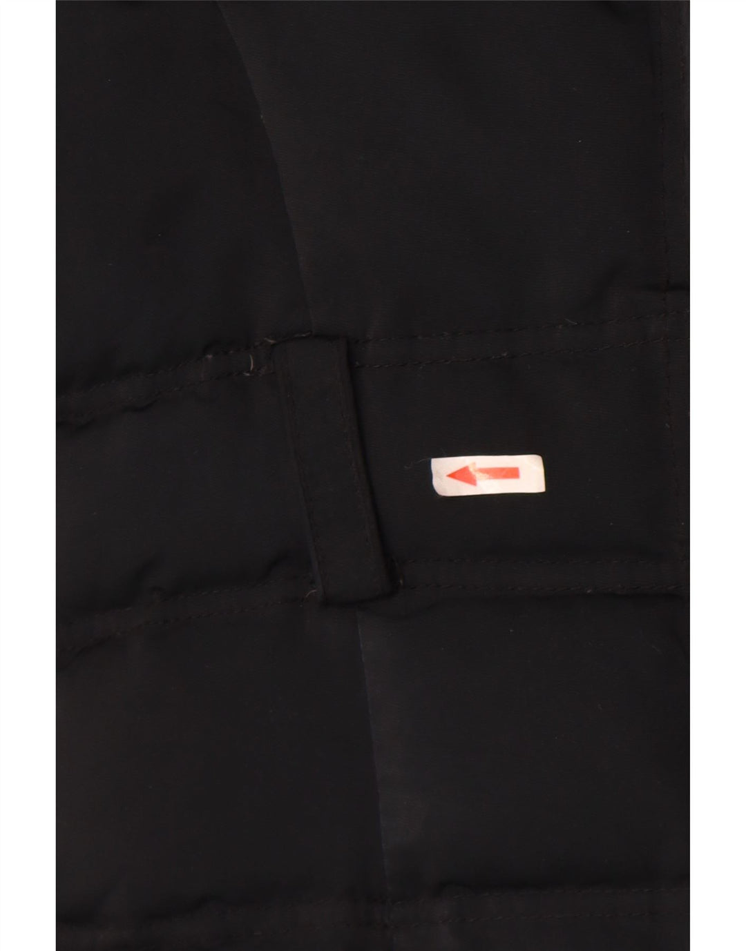 Cappotto imbottito con cappuccio da donna Zara UK 12 nylon nero medio