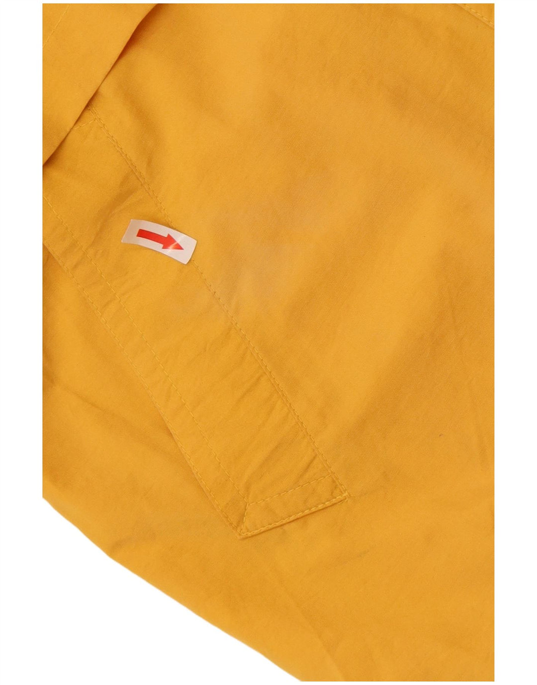 Trench oversize da donna vintage UK 14 grande cotone giallo