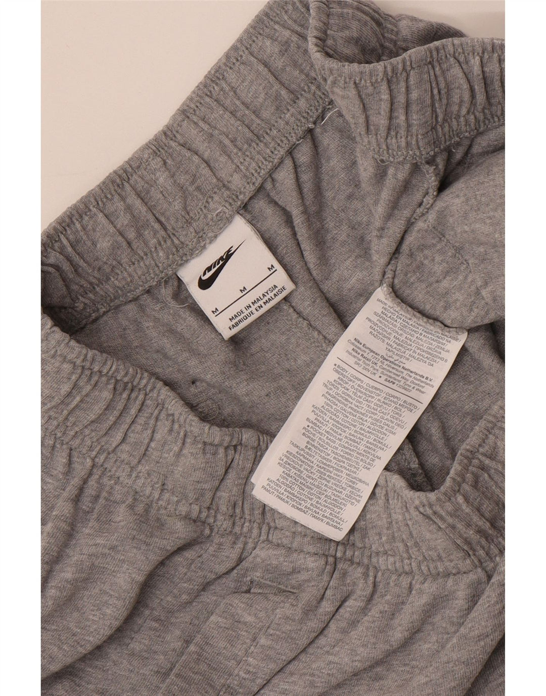Pantaloncini sportivi da donna Nike UK 12 cotone grigio medio