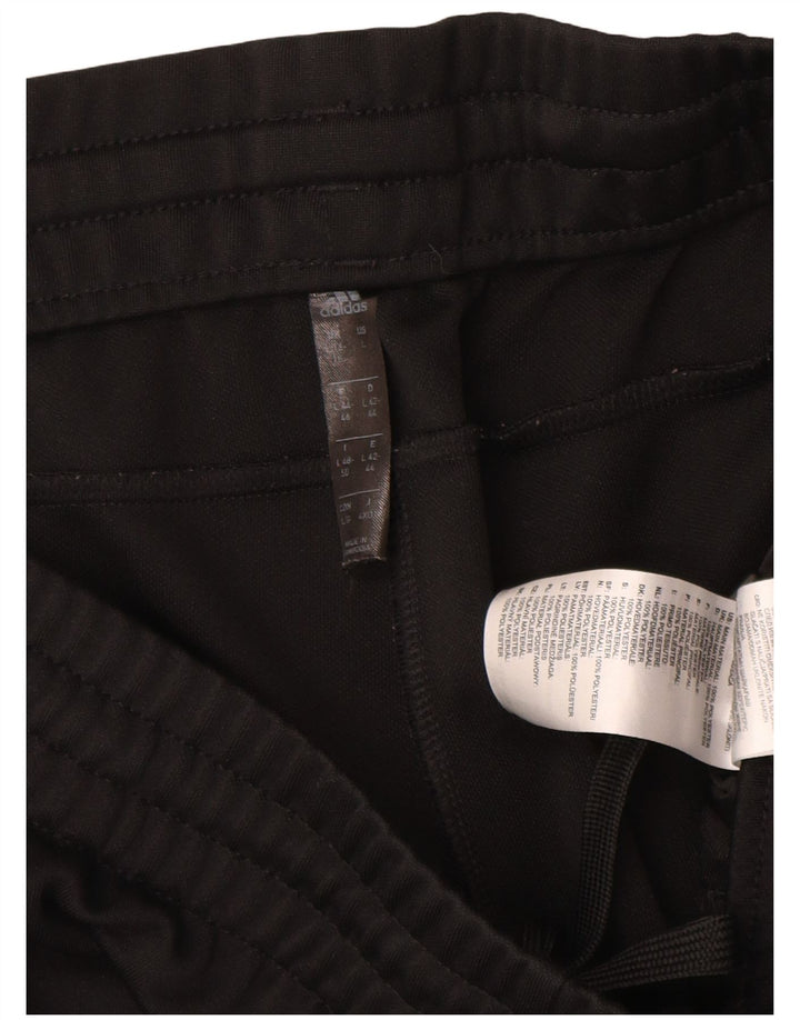 Pantaloni da tuta da donna Adidas UK 16/18 Large Nero Poliestere