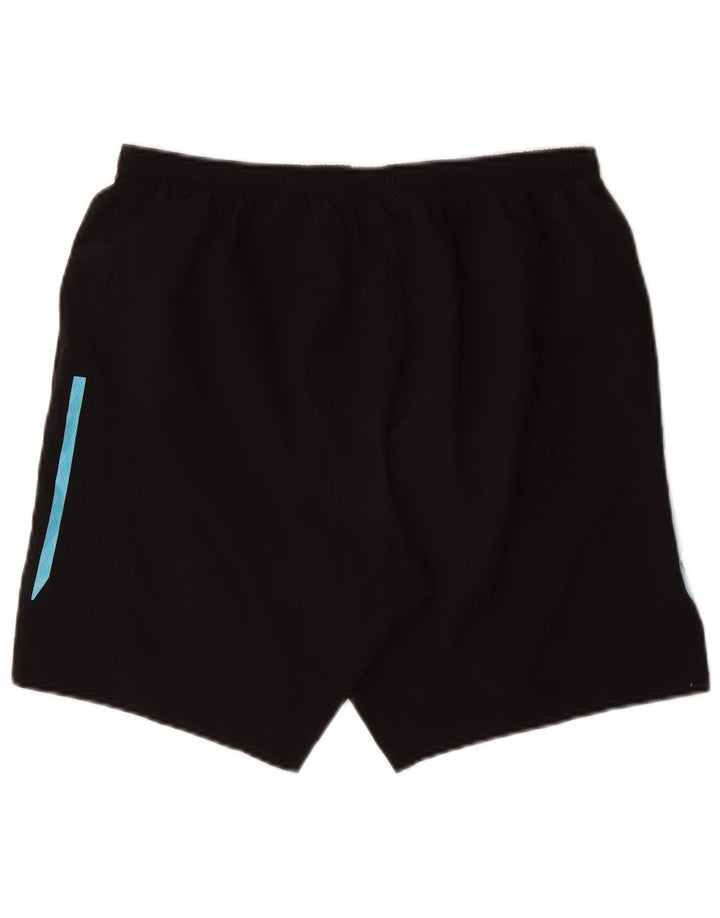 Pantaloncini sportivi da uomo Umbro medio nero in poliestere
