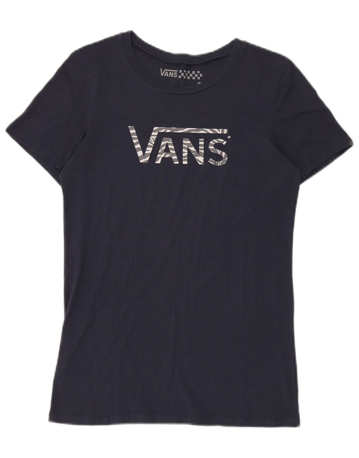 Maglietta grafica da donna Vans Top UK 14 Large Blu Navy