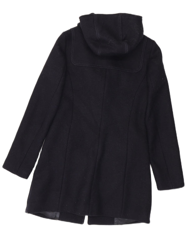 Benetton Montgomery con cappuccio da donna IT 38 XS Blu navy Lana