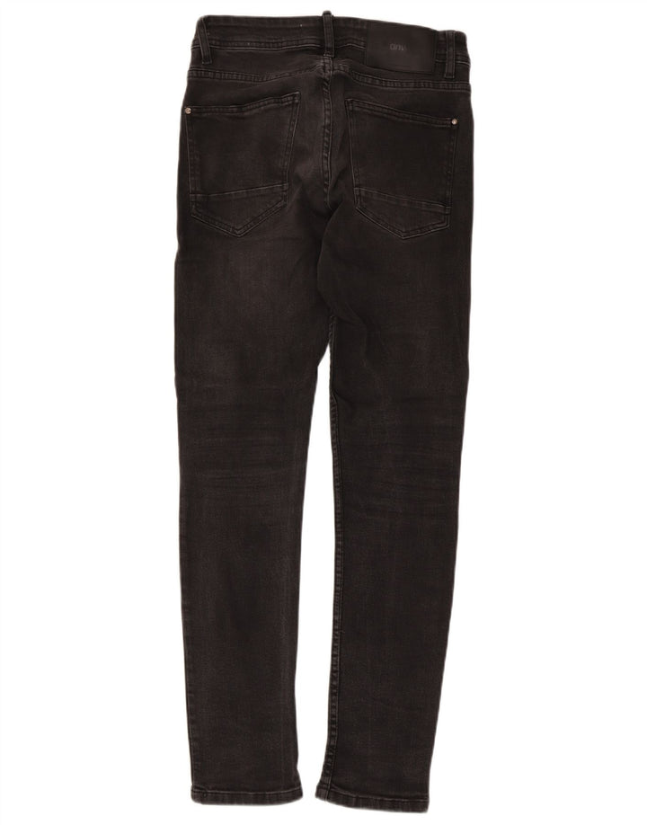 Jeans skinny da uomo Zara EU 38 piccoli W30 L28 neri