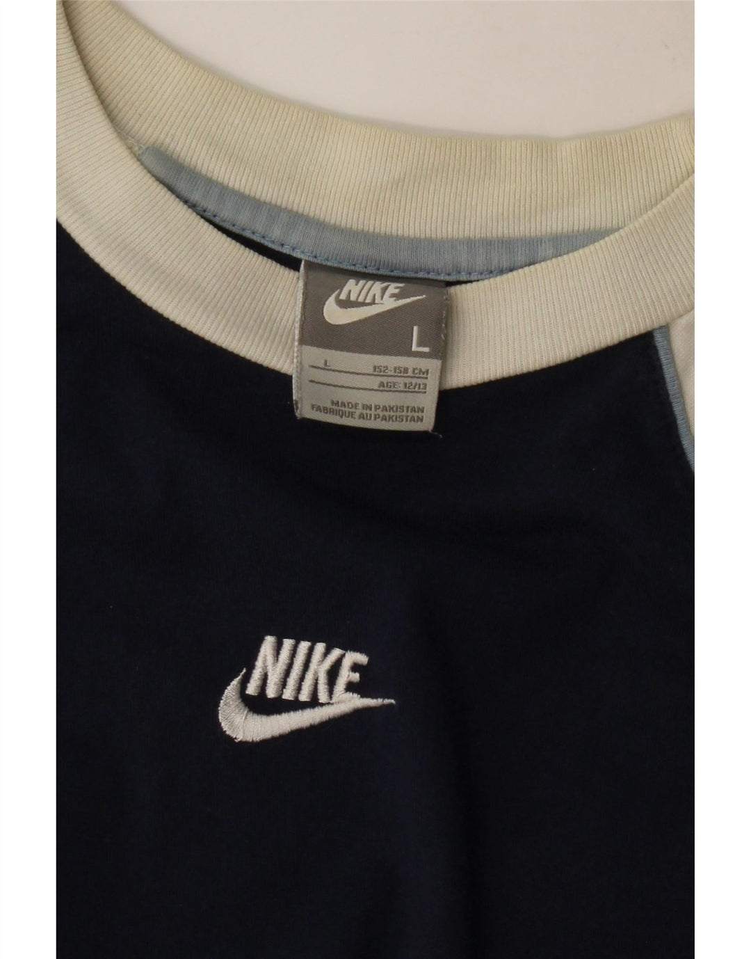 Canotta grafica NIKE da ragazzo 12-13 anni, grande, color block blu navy