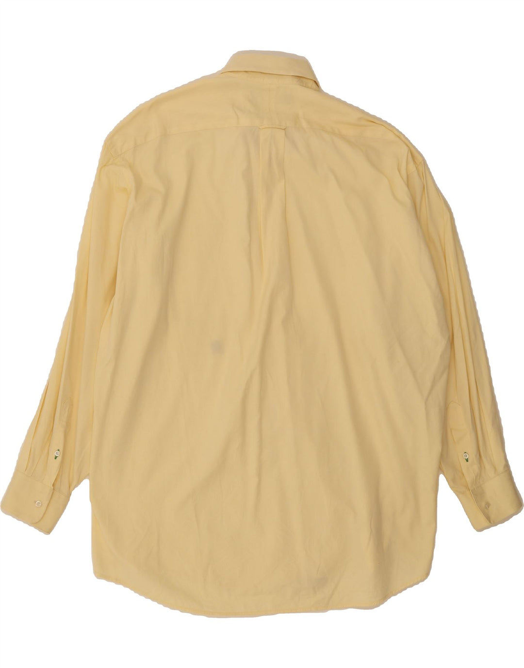 TOMMY HILFIGER Mens Shirt Size 16 Large Yellow Cotton Vintage Tommy Hilfiger and Second-Hand Tommy Hilfiger from Messina Hembry 