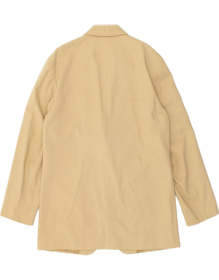 ICEBERG Mens 3 Button Blazer Jacket IT 50 Large Beige Cotton Vintage Iceberg and Second-Hand Iceberg from Messina Hembry 
