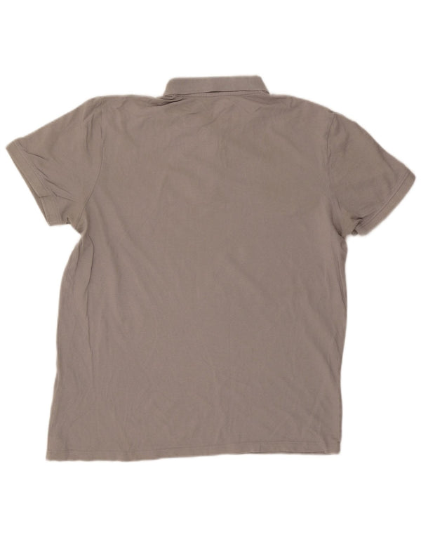 Polo da uomo Jack & Jones XL in cotone grigio