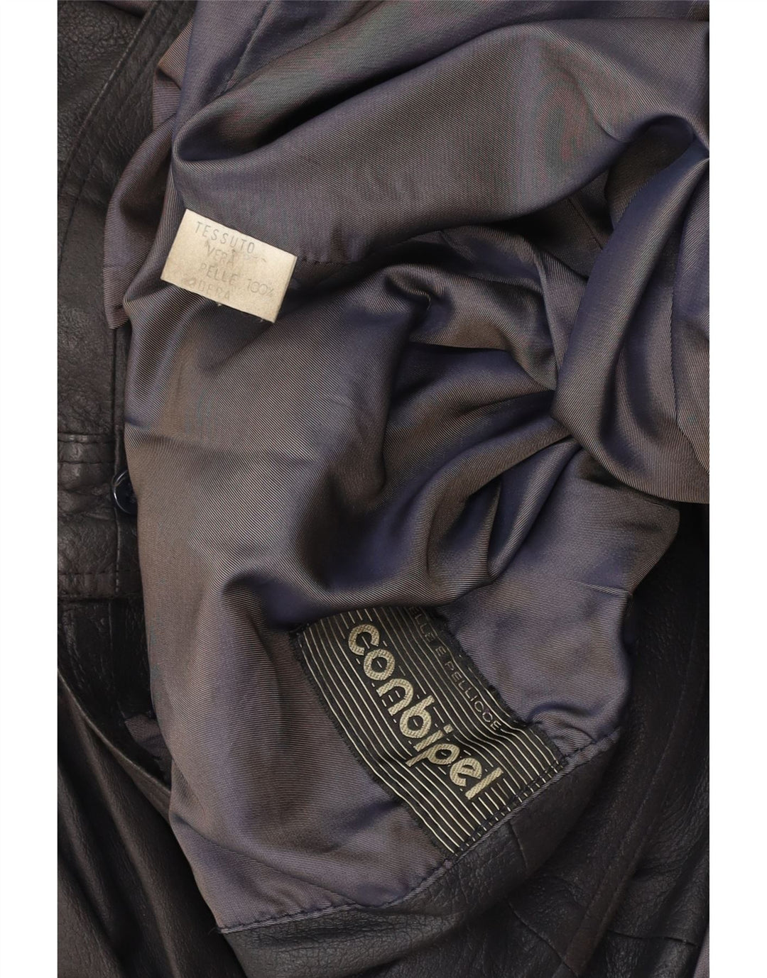 Giacca in pelle oversize da donna CONBIPEL UK 18 XL in pelle marrone