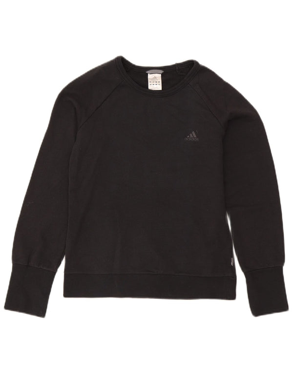 Felpa da donna Adidas Jumper UK 12 Medium Navy Blue Cotton