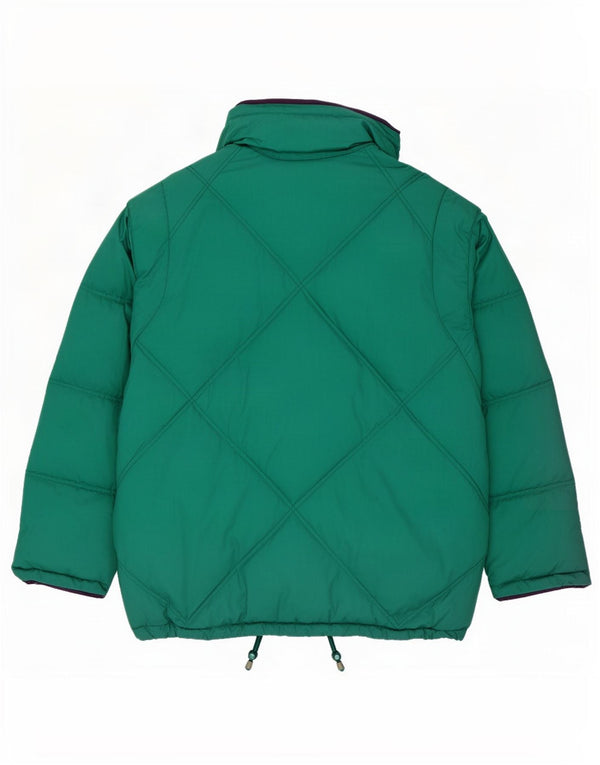 Giacca imbottita Diadora da uomo vestibilità ampia UK 38 Colorblock verde medio