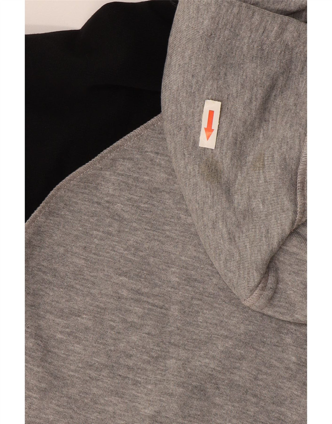 Maglione con cappuccio e zip da uomo KAPPA grande grigio color block