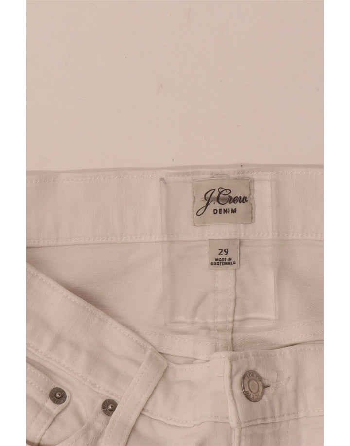 Pantaloni casual dritti da donna J. Crew W29 L28 bianchi