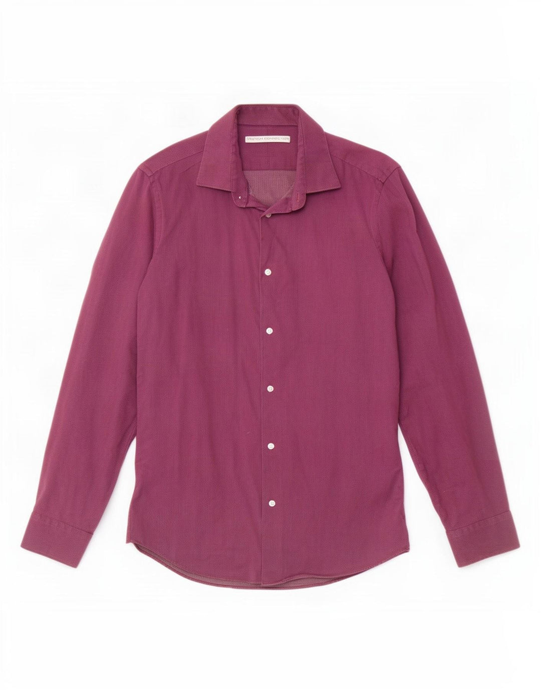 Camicia da uomo French Connection taglia 15 cotone maculato viola medio