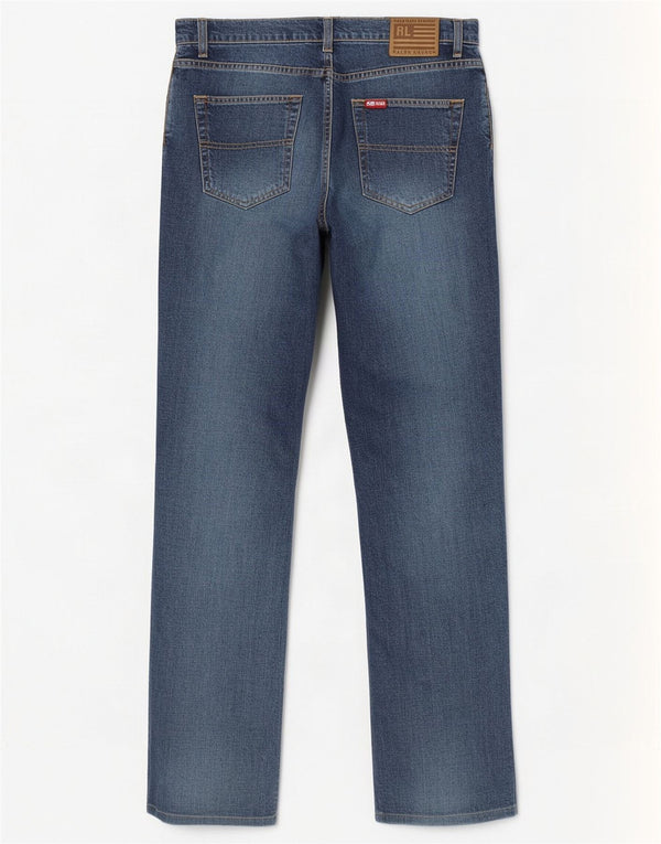 Jeans dritti da donna Ralph Lauren US 10 Large W31 L28 cotone blu
